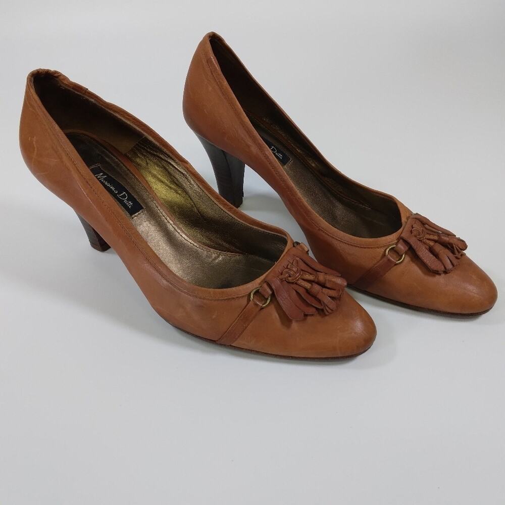 Mossimo Dutti leather pump heels size 37